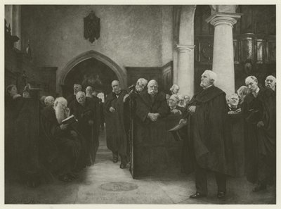 Die Kapelle der Charterhouse von Hubert von Herkomer