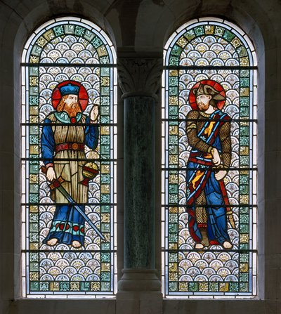 Hoarwithy, St Catherine, Belham & Co, Hugh Arthur Kennedy, Joshua & Ezekiel, ca. 1885 von Hugh Arthur Kennedy