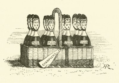 Champagner und Frauen von Hugh Rowley