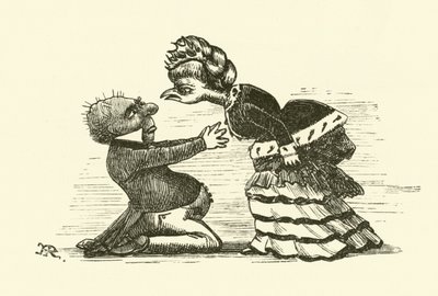 Gehörnter Ehemann (Gravur) von Hugh Rowley