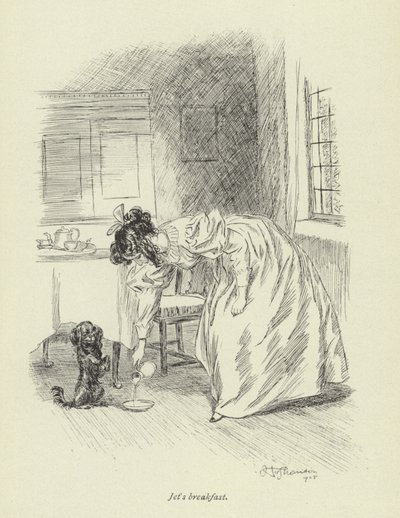 Illustration für Amos Barton von George Eliot von Hugh Thomson