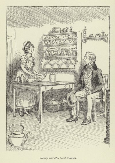 Illustration für Amos Barton von George Eliot von Hugh Thomson