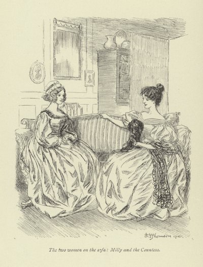 Illustration für Amos Barton von George Eliot von Hugh Thomson