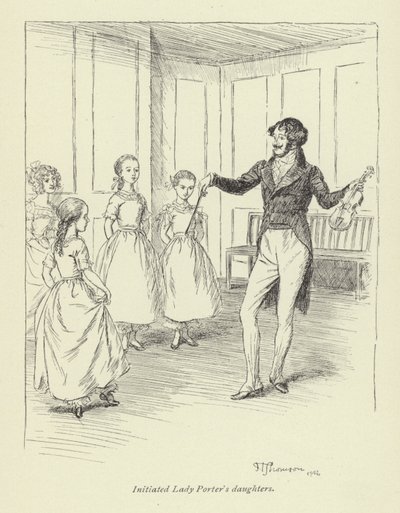 Illustration für Amos Barton von George Eliot von Hugh Thomson