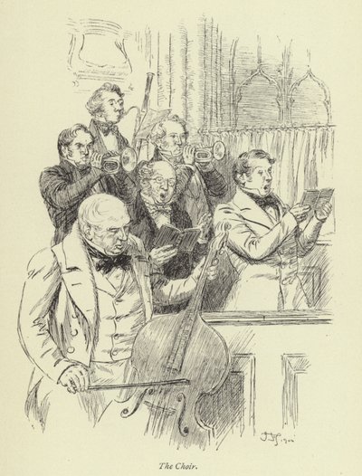 Illustration für Amos Barton von George Eliot von Hugh Thomson