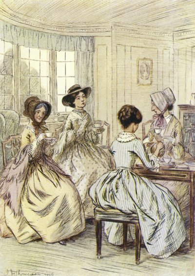 Illustration für Amos Barton von George Eliot von Hugh Thomson