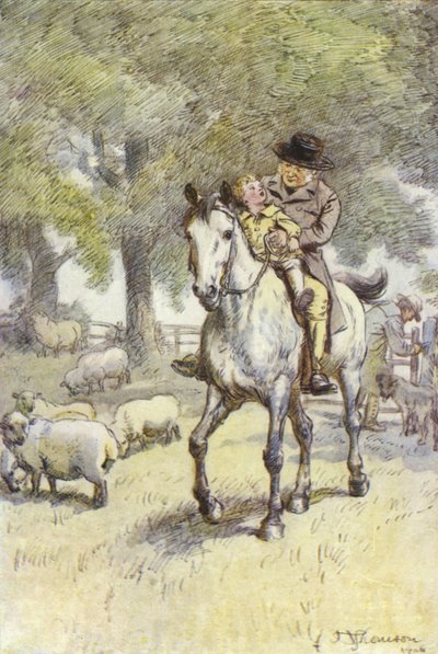 Illustration für Amos Barton von George Eliot von Hugh Thomson