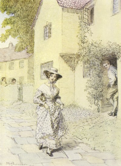 Illustration für Amos Barton von George Eliot von Hugh Thomson