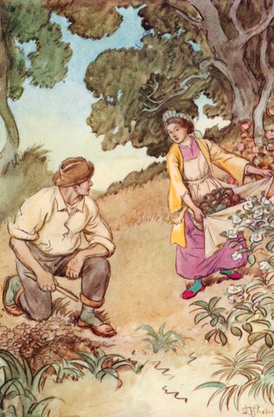 Illustration zu J. M. Barries Der bewundernswerte Crichton von Hugh Thomson