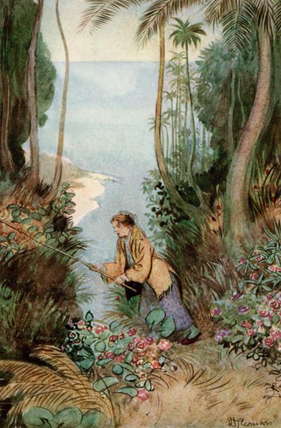 Illustration zu J. M. Barries Der bewundernswerte Crichton von Hugh Thomson