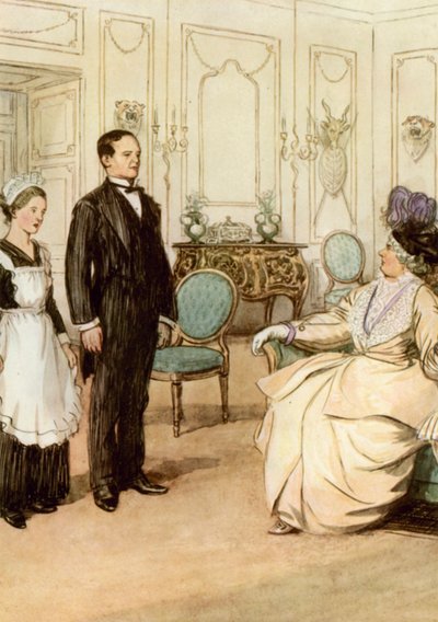 Illustration zu J. M. Barries Der bewundernswerte Crichton von Hugh Thomson