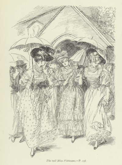Illustration für Janets Reue von George Eliot von Hugh Thomson