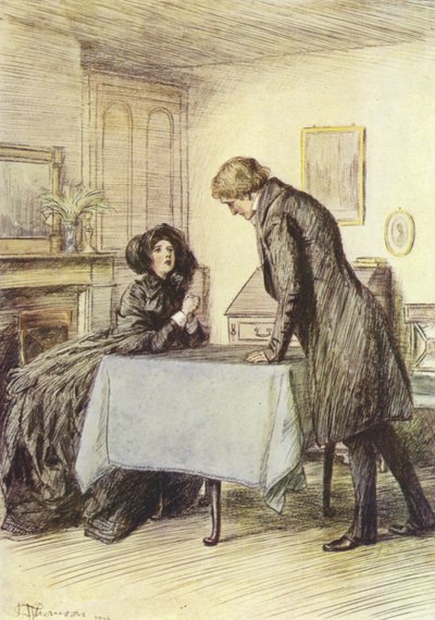 Illustration für Janets Reue von George Eliot von Hugh Thomson