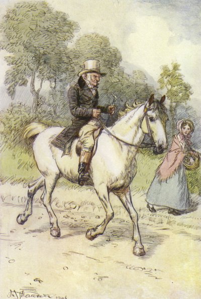 Illustration für Janets Reue von George Eliot von Hugh Thomson
