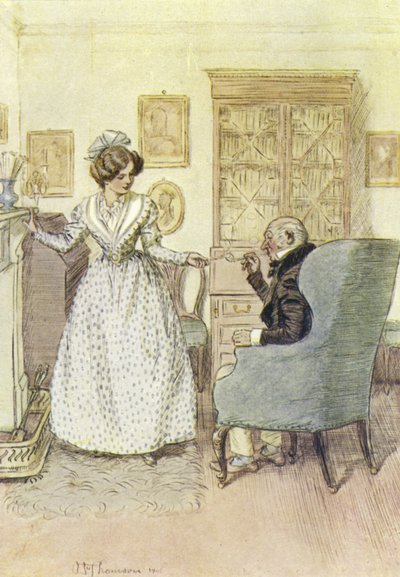 Illustration für Janets Reue von George Eliot von Hugh Thomson