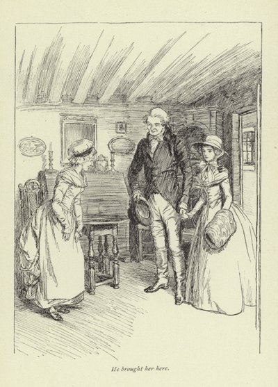 Illustration für Mr. Gilfils Liebesgeschichte von George Eliot von Hugh Thomson