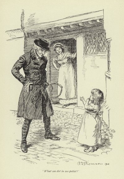 Illustration für Mr. Gilfils Liebesgeschichte von George Eliot von Hugh Thomson