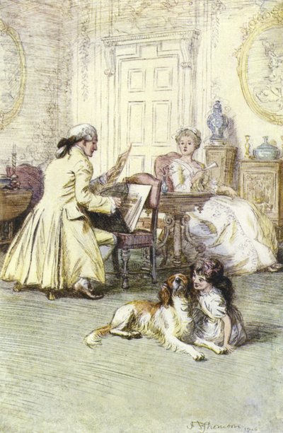 Illustration für Mr. Gilfils Liebesgeschichte von George Eliot von Hugh Thomson