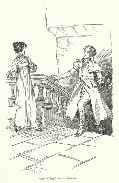 Illustration für Northanger Abbey von Jane Austen von Hugh Thomson