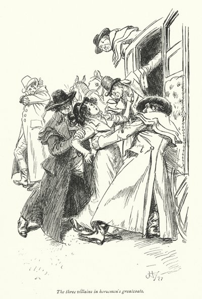 Illustration für Northanger Abbey von Jane Austen von Hugh Thomson