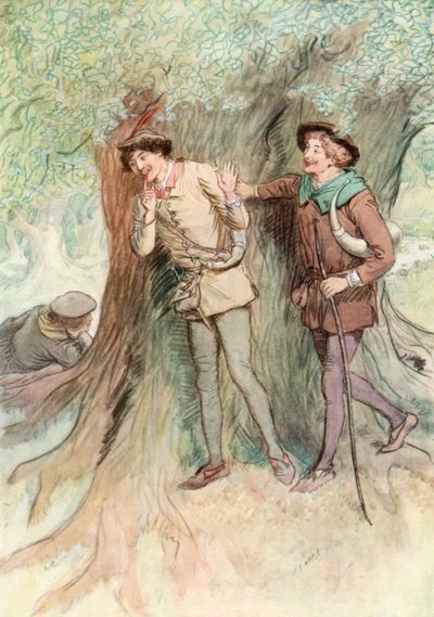 Illustration zu Shakespeares Wie es euch gefällt von Hugh Thomson