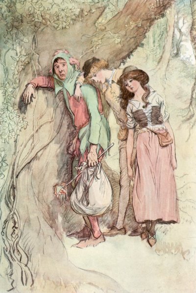 Illustration zu Shakespeares Wie es euch gefällt von Hugh Thomson