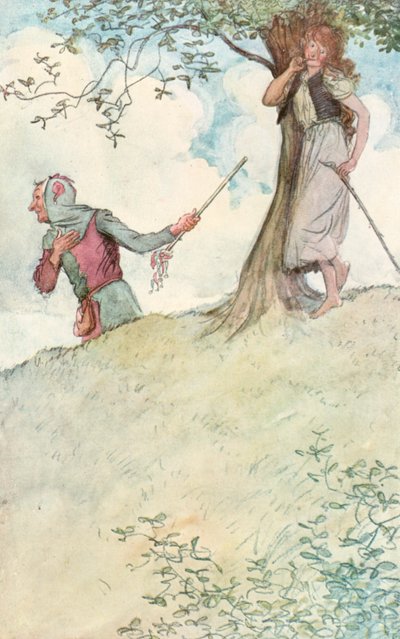 Illustration zu Shakespeares Wie es euch gefällt von Hugh Thomson