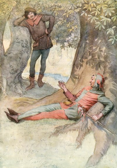 Illustration zu Shakespeares Wie es euch gefällt von Hugh Thomson
