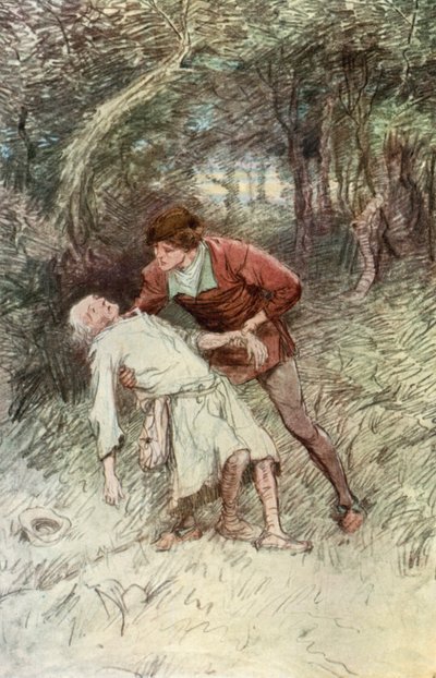 Illustration zu Shakespeares Wie es euch gefällt von Hugh Thomson