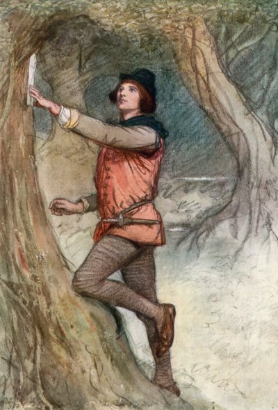 Illustration zu Shakespeares Wie es euch gefällt von Hugh Thomson