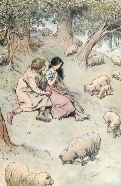 Illustration zu Shakespeares Wie es euch gefällt von Hugh Thomson