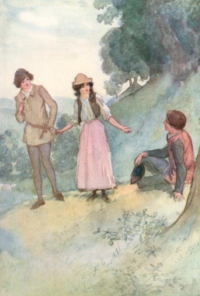 Illustration zu Shakespeares Wie es euch gefällt von Hugh Thomson