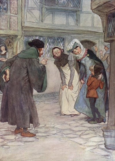 Illustration für Die lustigen Weiber von Windsor von Hugh Thomson