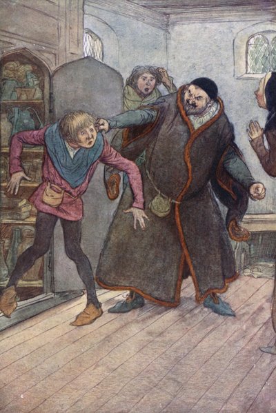 Illustration für Die lustigen Weiber von Windsor von Hugh Thomson