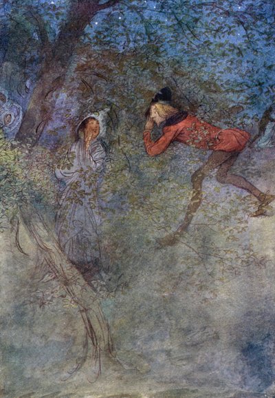 Illustration zu Die lustigen Weiber von Windsor von Hugh Thomson