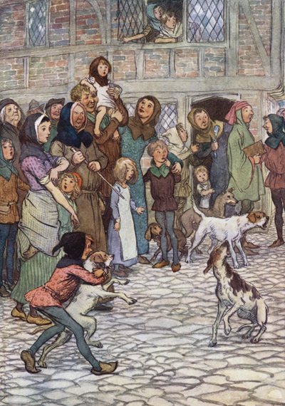 Illustration für Die lustigen Weiber von Windsor von Hugh Thomson