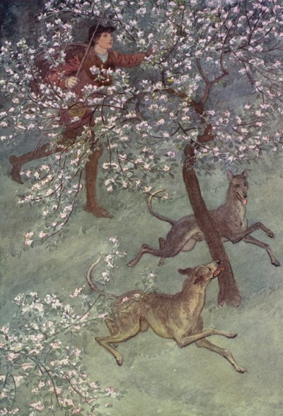 Illustration für Die lustigen Weiber von Windsor von Hugh Thomson