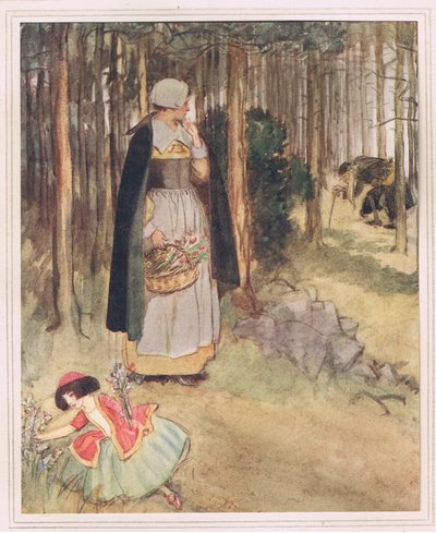 Sie sah den alten Arzt auf der Suche nach Wurzeln und Kräutern von Hugh Thomson
