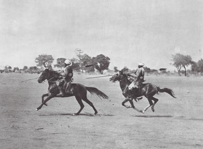 Afrika: Aulad Hamid Araber in Kettenrüstung von Hugo Adolf Bernatzik