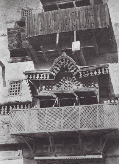 Afrika: Holz-Erkerfenster in Suakin von Hugo Adolf Bernatzik