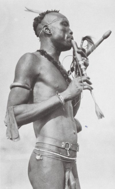 Zentralafrikanischer Njambara (s/w Foto) von Hugo Adolf Bernatzik