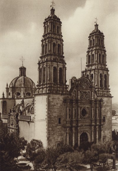 Mexiko: Kathedrale von Chihuahua von Hugo Brehme