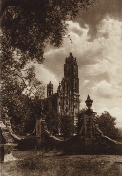 Mexiko: Kirche von Tepozotlan von Hugo Brehme