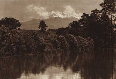 Mexiko: Iztaccihuatl, gesehen von Miraflores von Hugo Brehme