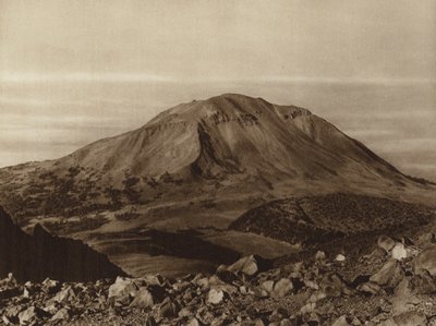 Mexiko: Die "Sierra Negra" gesehen vom Pico de Orizaba, Bundesstaat Puebla von Hugo Brehme