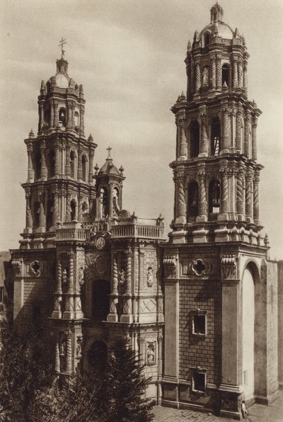 Mexiko: San Luis de Potosi, Die Kathedrale von Hugo Brehme