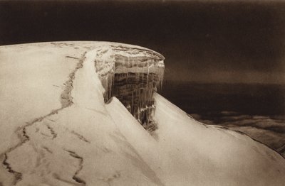 Mexiko: Eisschollen auf dem Gipfel des Iztaccihuatl von Hugo Brehme