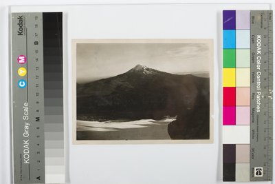 Der Ixtalazíhuatl vom Popocatépetl, um 1920 von Hugo Brehme