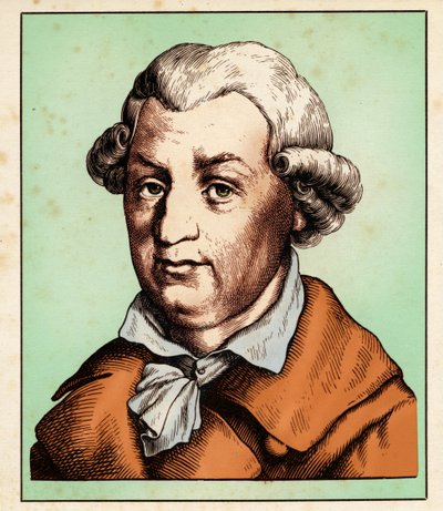 Johann Karl August Musäus (29. März 1735 - 28. Oktober 1787) von Hugo Bürkner
