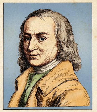 Matthias Claudius (15. August 1740-21. Januar 1815) (1854) (Stich) von Hugo Bürkner
